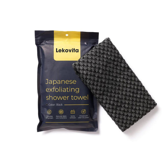 Japanese exfoliating shower towel